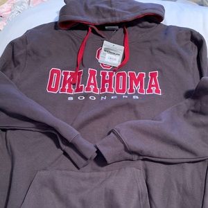 new with tags oklahoma sweatshirt ou